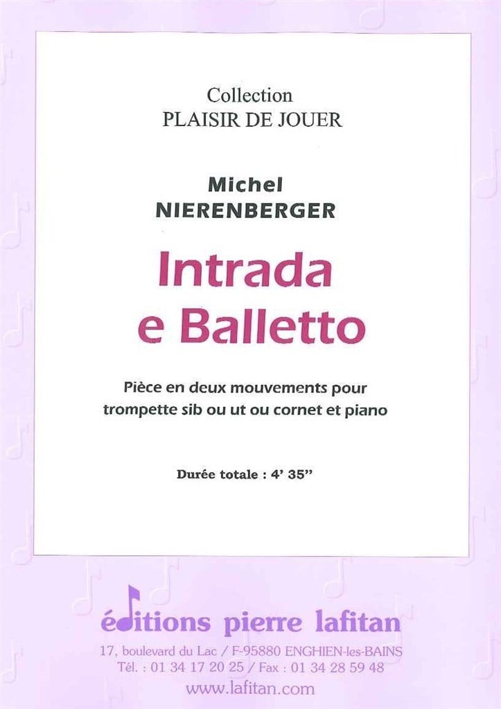 Intrada E Balletto (Pièce En Deux Mouvements)